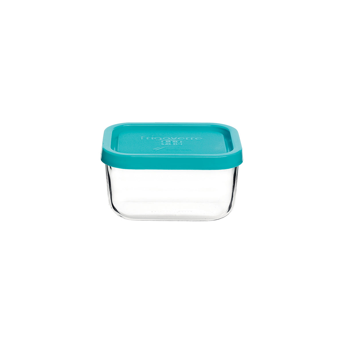 350-012 Bormioli Rocco Frigoverre Square Container with Blue Lid 2800ml Tomkin Australia Hospitality Supplies