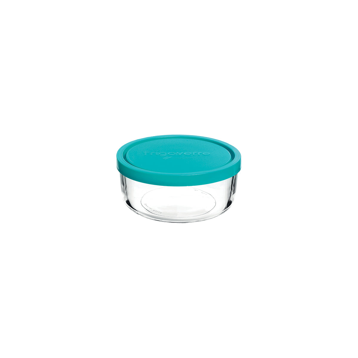 350-021 Bormioli Rocco Frigoverre Round Container with Blue Lid 750ml Tomkin Australia Hospitality Supplies