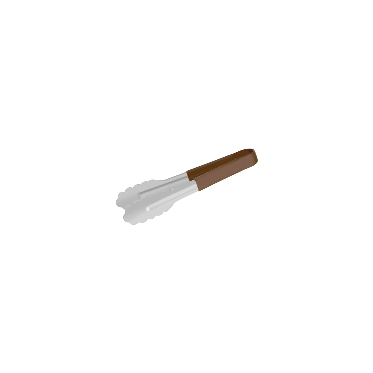 36072 Chef Inox Utility Tong with Brown PVC Handle 230mm Tomkin Australia Hospitality Supplies
