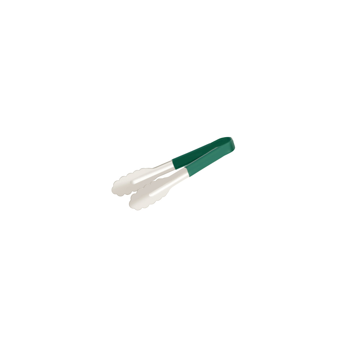 36073 Chef Inox Utility Tong with Green PVC Handle 230mm Tomkin Australia Hospitality Supplies