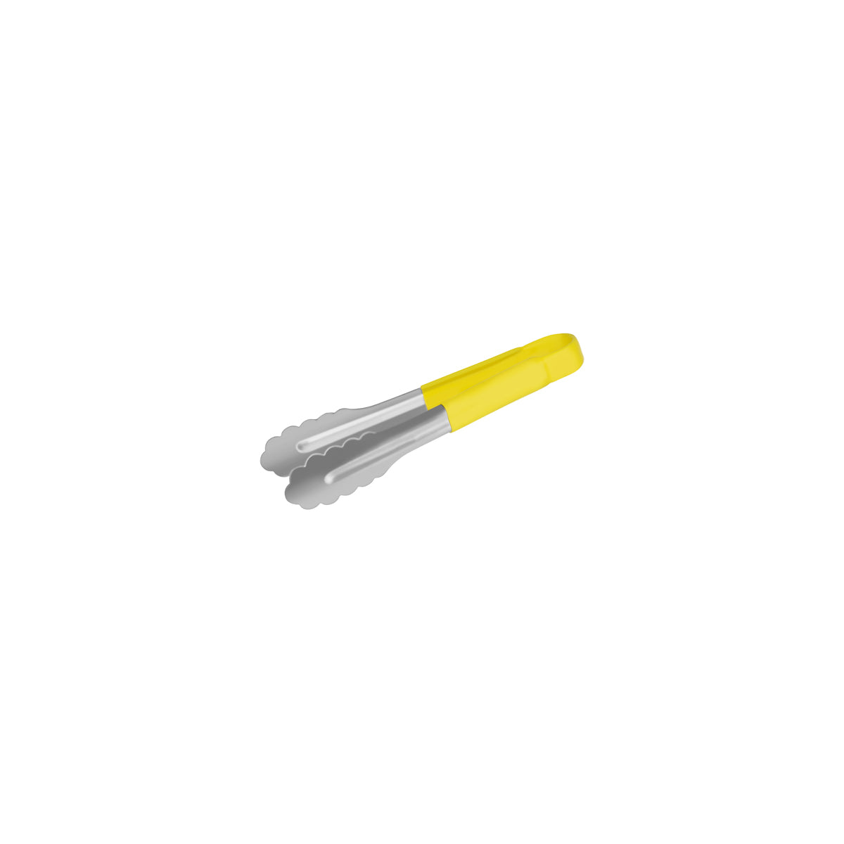 36075 Chef Inox Utility Tong with Yellow PVC Handle 230mm Tomkin Australia Hospitality Supplies