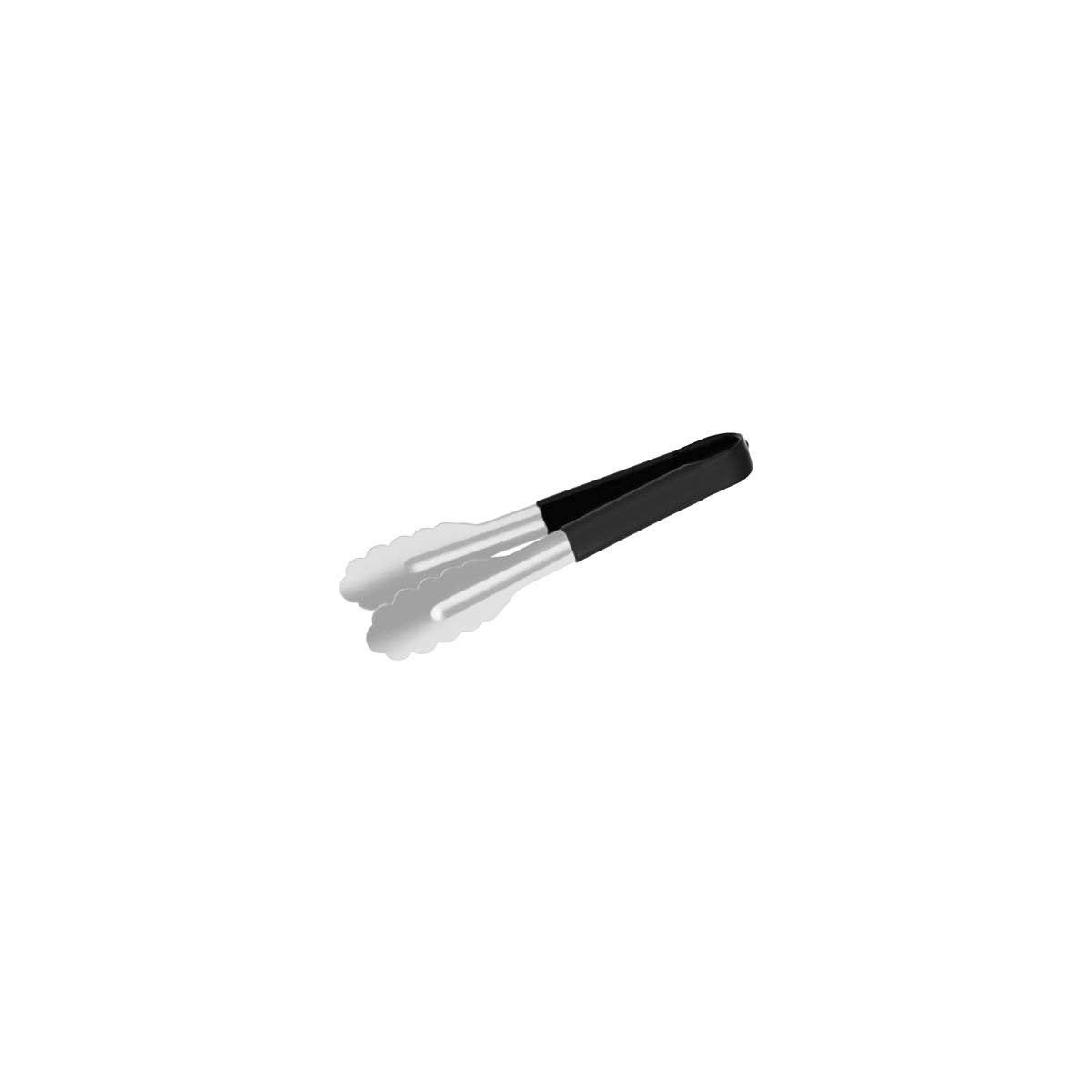 36076 Chef Inox Utility Tong with Black PVC Handle 230mm Tomkin Australia Hospitality Supplies