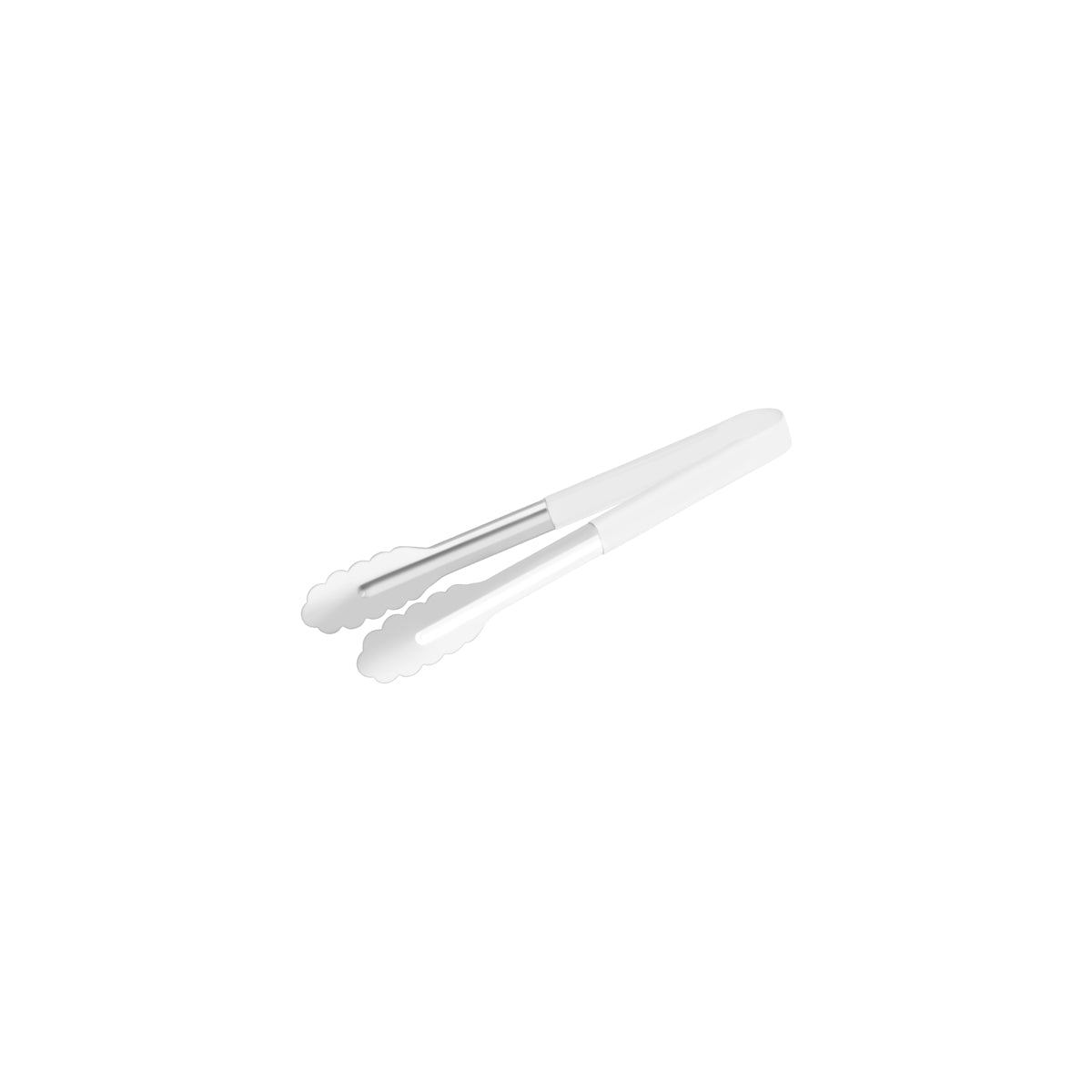 36080 Chef Inox Utility Tong with White PVC Handle 300mm Tomkin Australia Hospitality Supplies