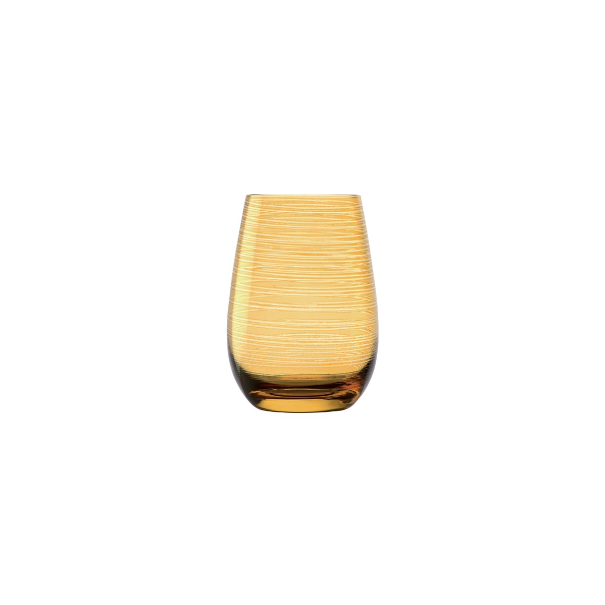 364-047 Stolzle Twister Tumbler Amber 465ml Tomkin Australia Hospitality Supplies