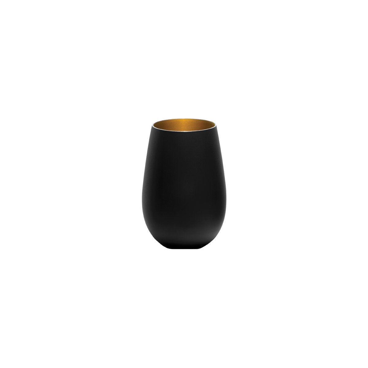 365-410 Stolzle Olympic Tumbler Gold / Matt Black 465ml Tomkin Australia Hospitality Supplies