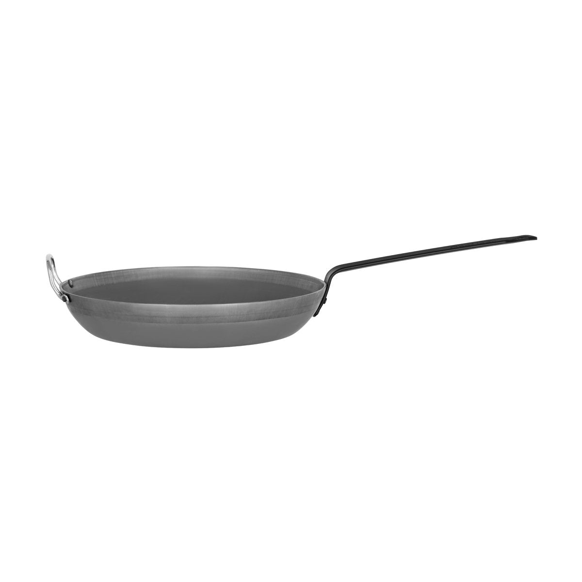 37132 Chef Inox Frypan Round Black Steel 320x50mm Tomkin Australia Hospitality Supplies