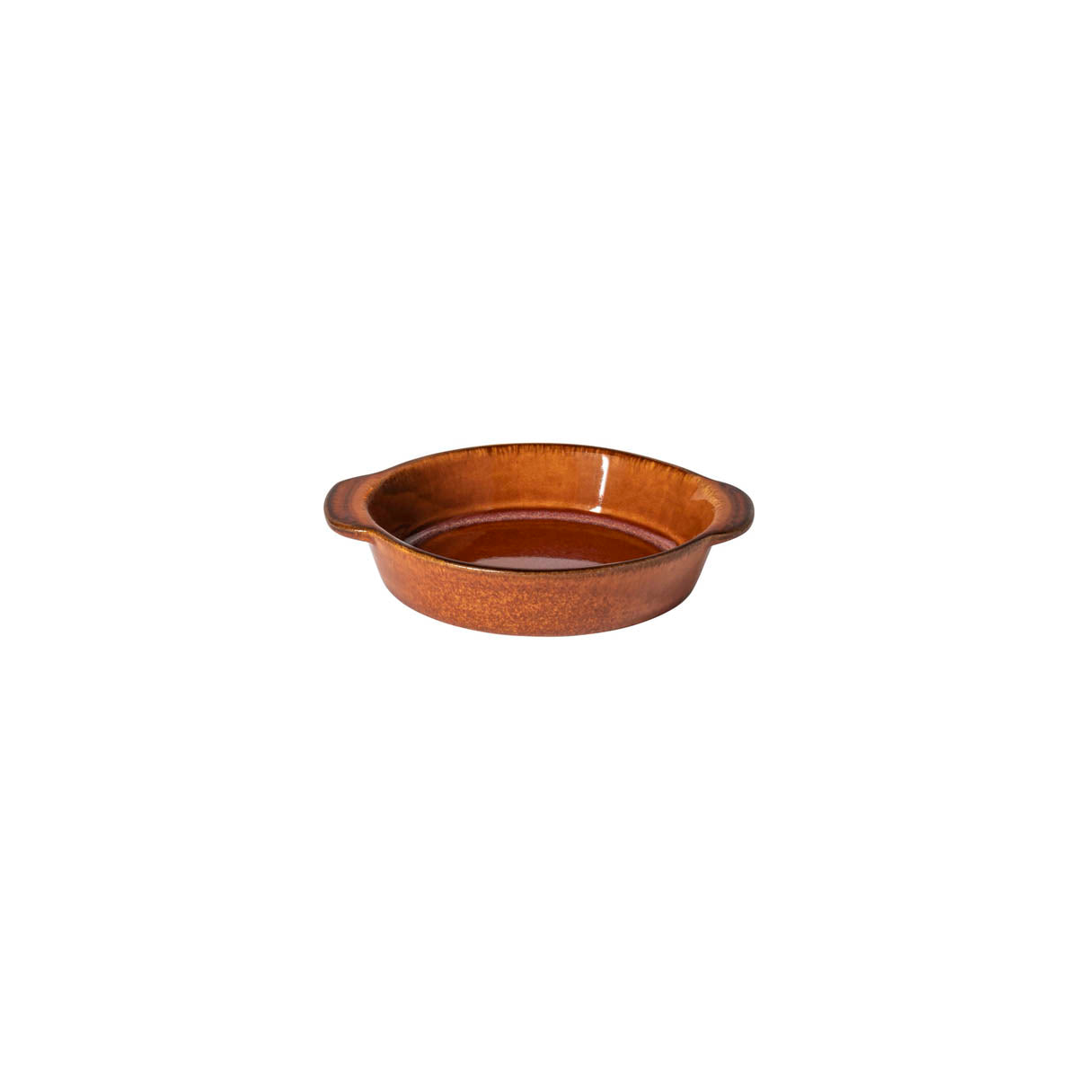401261 Costa Nova Poterie Caramel Round Gratin 360ml Tomkin Australia Hospitality Supplies