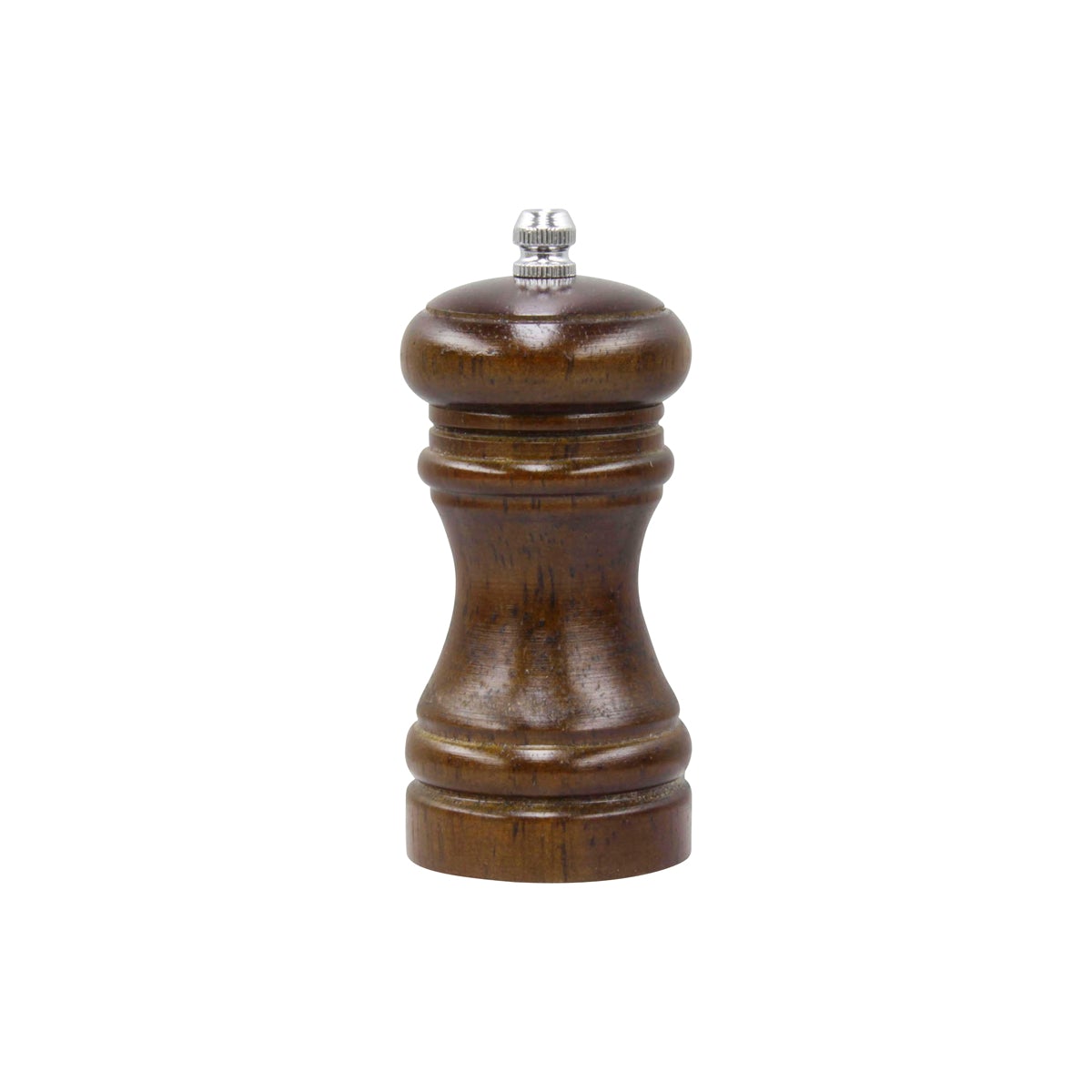 46110 Chef Inox Cafe Salt / Pepper Mill Dark Wood 115mm Tomkin Australia Hospitality Supplies