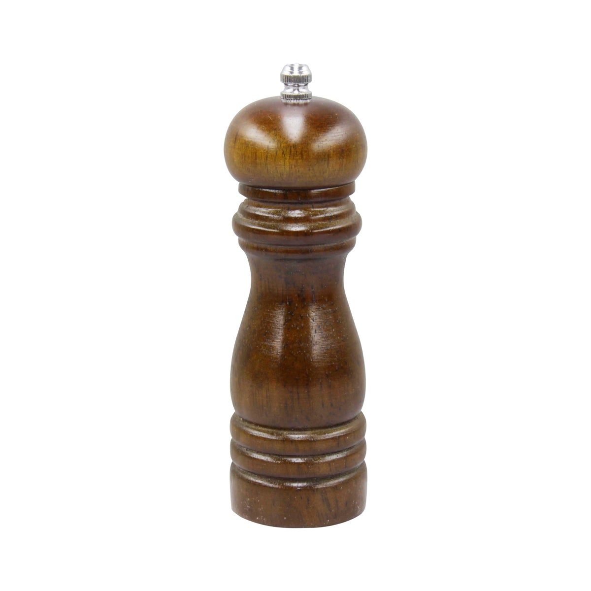 46170 Chef Inox Tempo Salt / Pepper Mill Dark Wood 165mm Tomkin Australia Hospitality Supplies