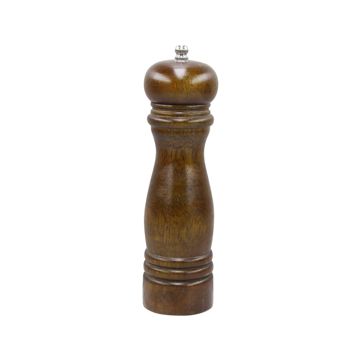 46175 Chef Inox Tempo Salt / Pepper Mill Dark Wood 215mm Tomkin Australia Hospitality Supplies