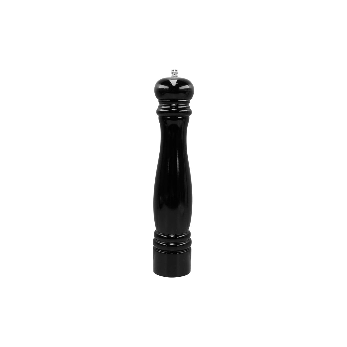 46195 Chef Inox Tempo Salt / Pepper Mill Black Wood 320mm Tomkin Australia Hospitality Supplies