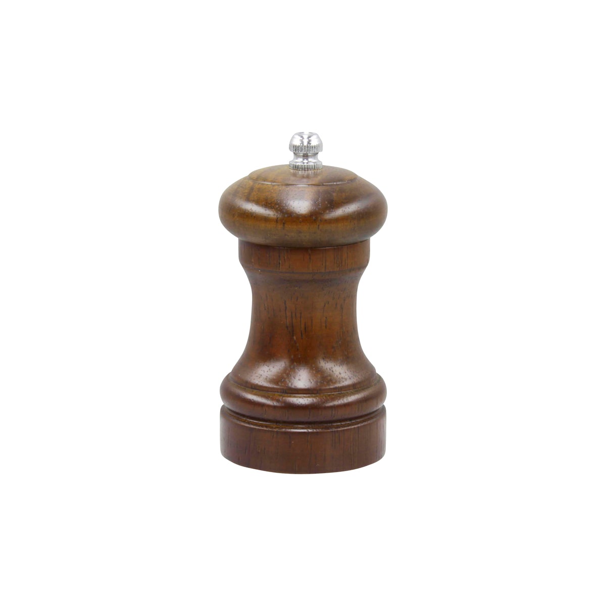 46240 Chef Inox Duo Salt / Pepper Mill Dark Wood 100mm Tomkin Australia Hospitality Supplies