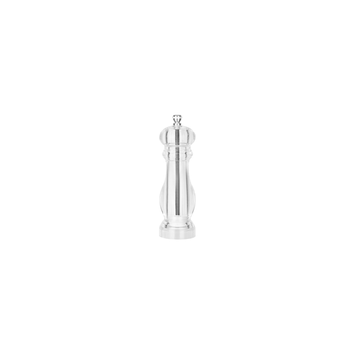 46325 Chef Inox Crystal Salt / Pepper Mill Acrylic 170mm Tomkin Australia Hospitality Supplies