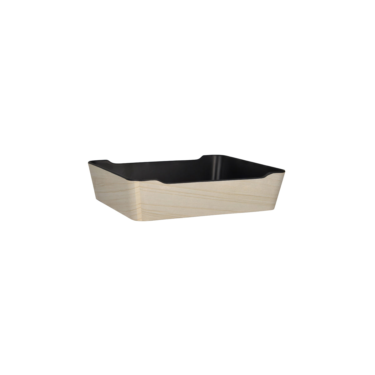 46380 Zicco Zicco Bento Box Whitewash / Black Tray Box Tomkin Australia Hospitality Supplies