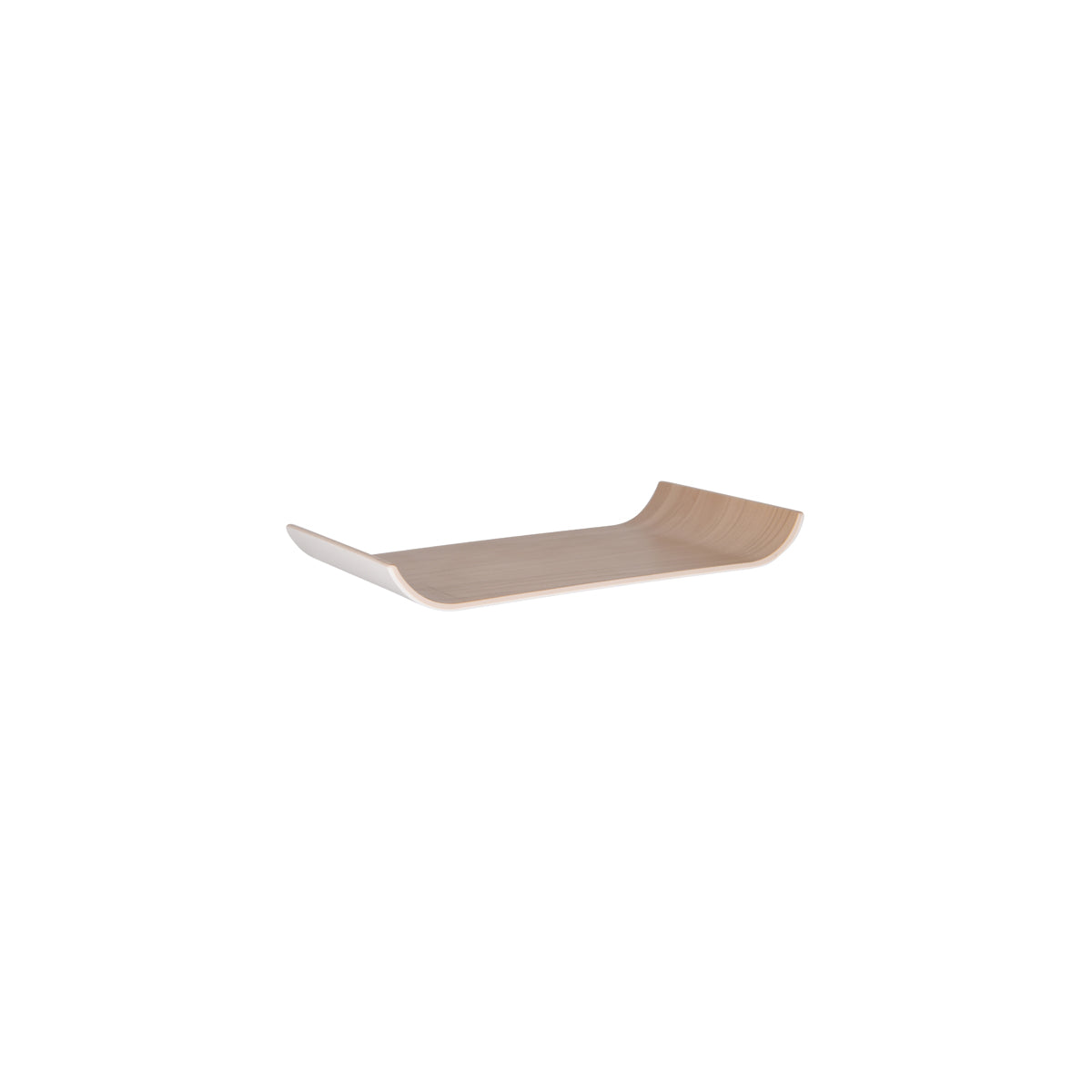 46521 Zicco Zicco Melamine Echo White / Birch Tray 265x162x30mm Tomkin Australia Hospitality Supplies