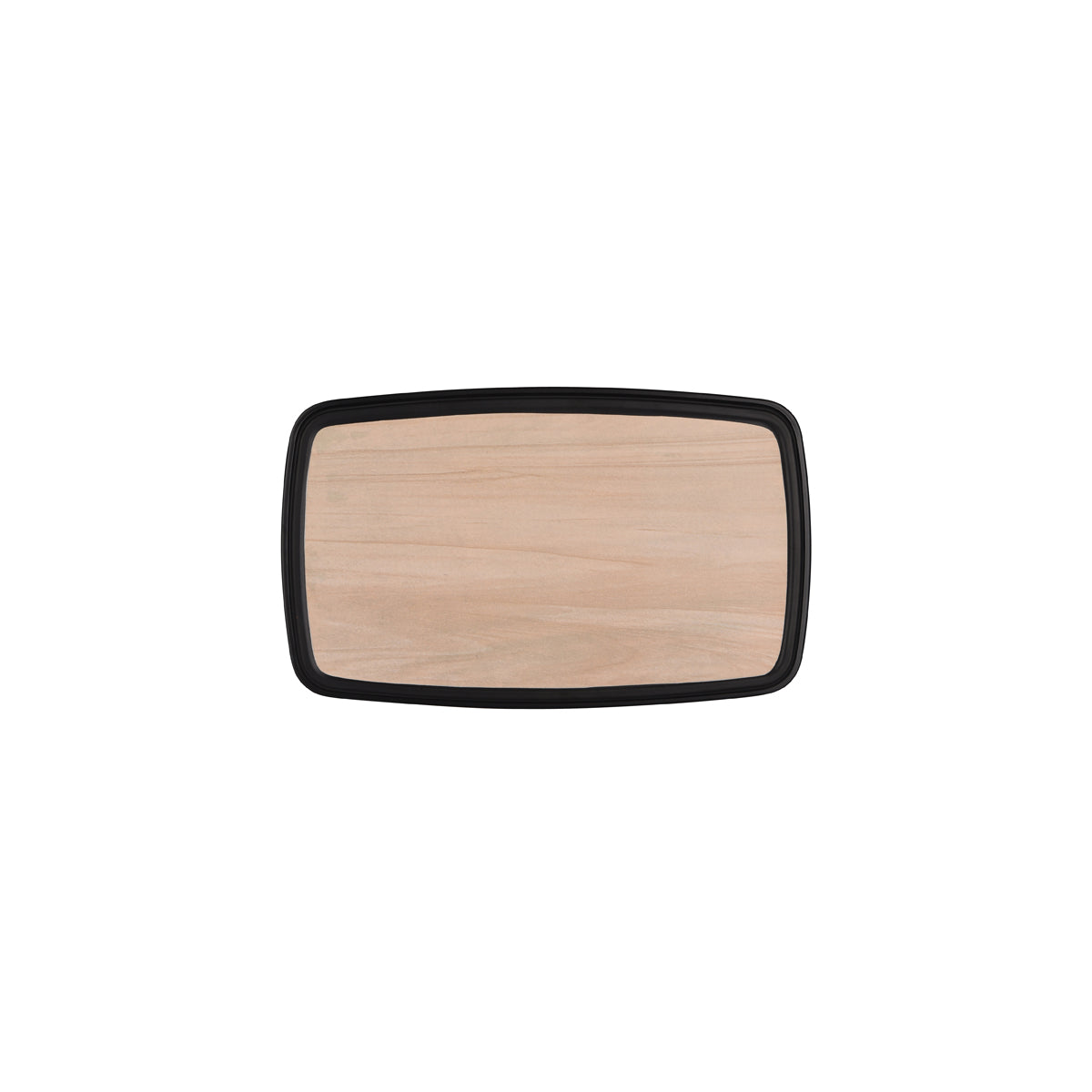 46555 Zicco Melamine Echo Black / Birch Cover 265x162mm Tomkin Australia Hospitality Supplies