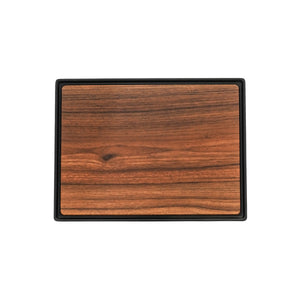 Zicco Melamine Contempo Dark Rectangular Tray 400x300x15mm