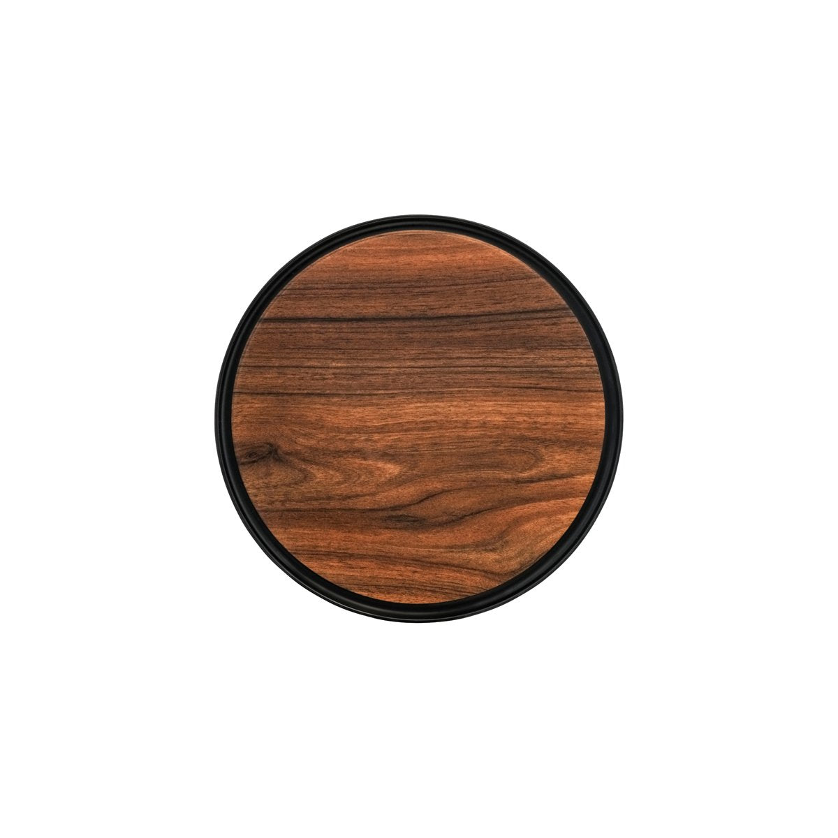 46629 Zicco Zicco Melamine Contempo Dark Round Tray 304x15mm Tomkin Australia Hospitality Supplies