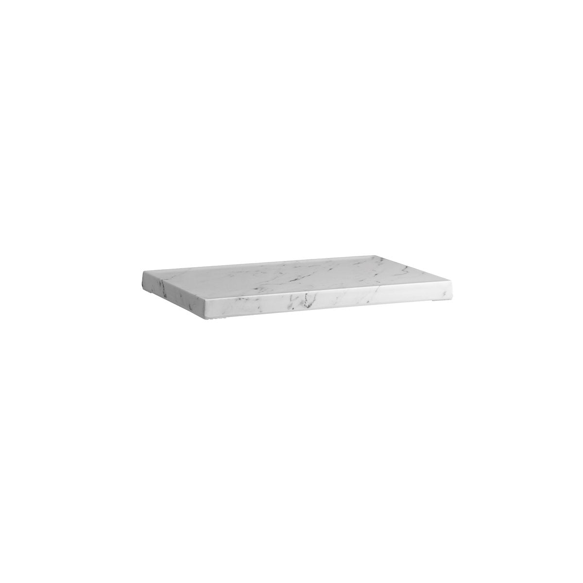 46630 Zicco Zicco Melamine Form White Marble Rectangle Board 265x162x18mm Tomkin Australia Hospitality Supplies