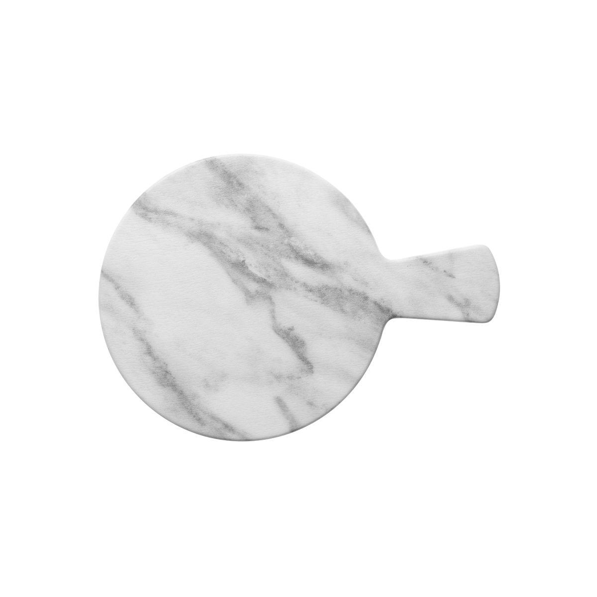46811 Chef Inox Chef Inox Melamine Marble Effect Round Platter with Handle 230mm Tomkin Australia Hospitality Supplies