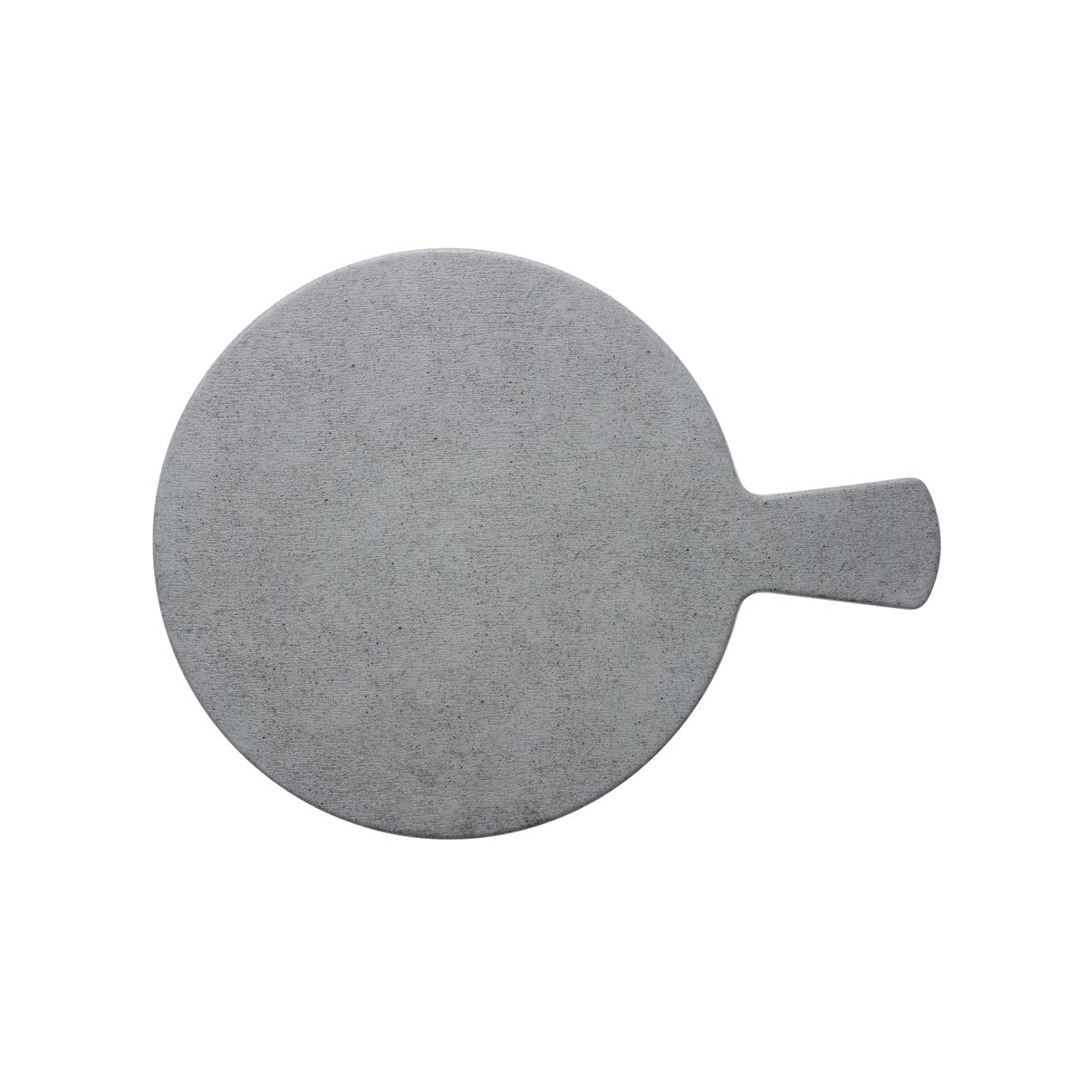 46912 Chef Inox Chef Inox Melamine Slate Light Grey Round Platter with Handle 280mm Tomkin Australia Hospitality Supplies