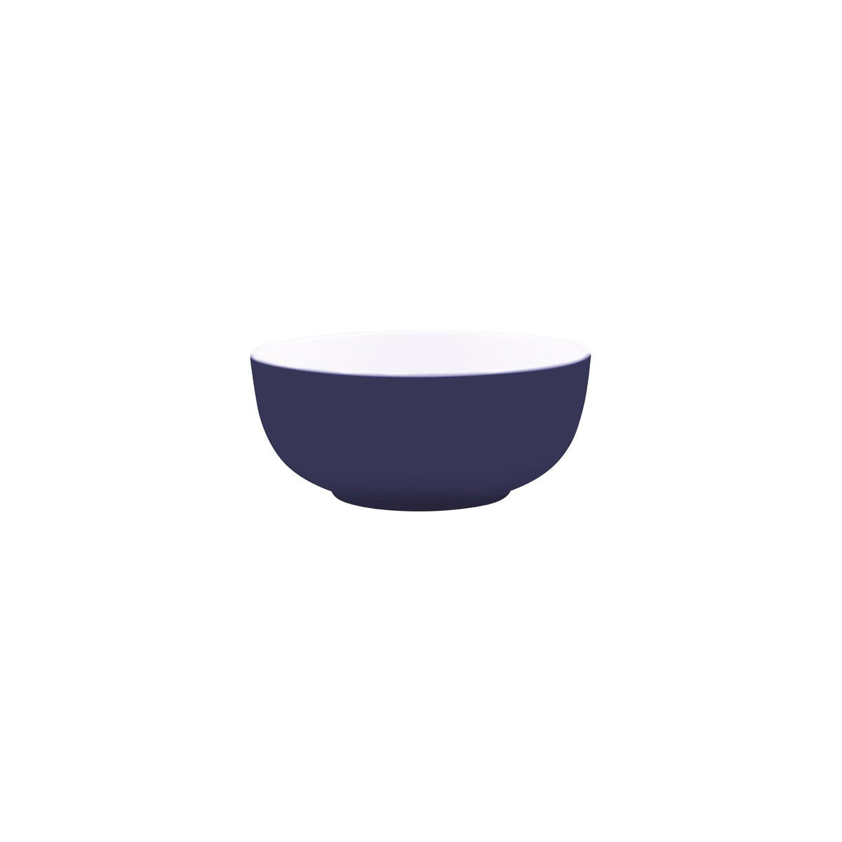 47542 JAB Melamine Gelato Navy / White Interior Round Bowl 152x65mm/820ml Tomkin Australia Hospitality Supplies