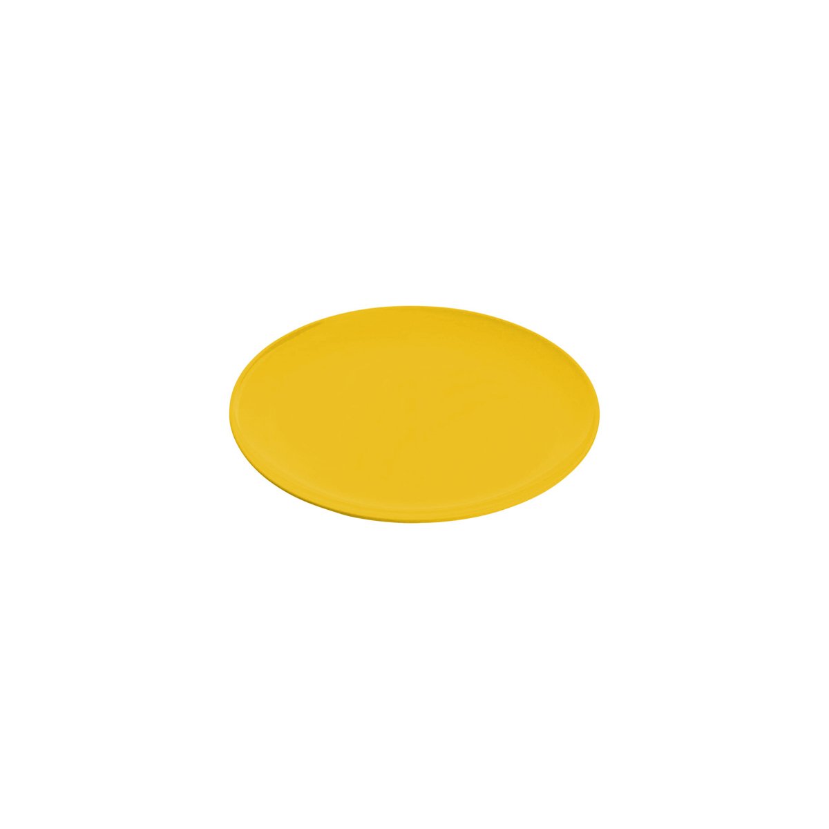 47609 JAB JAB Gelato Yellow Round Plate Coupe 203mm Tomkin Australia Hospitality Supplies