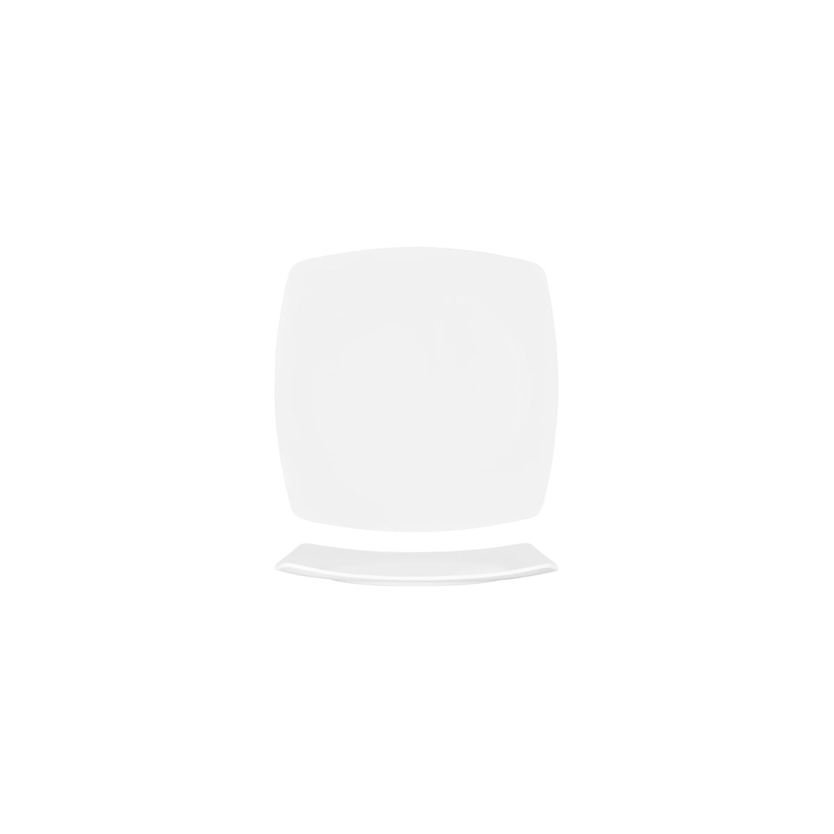 49000 Superware White Square Plate Coupe 190x190mm Tomkin Australia Hospitality Supplies