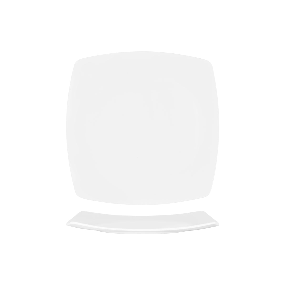 49004 Superware White Square Plate Coupe 270x270mm Tomkin Australia Hospitality Supplies