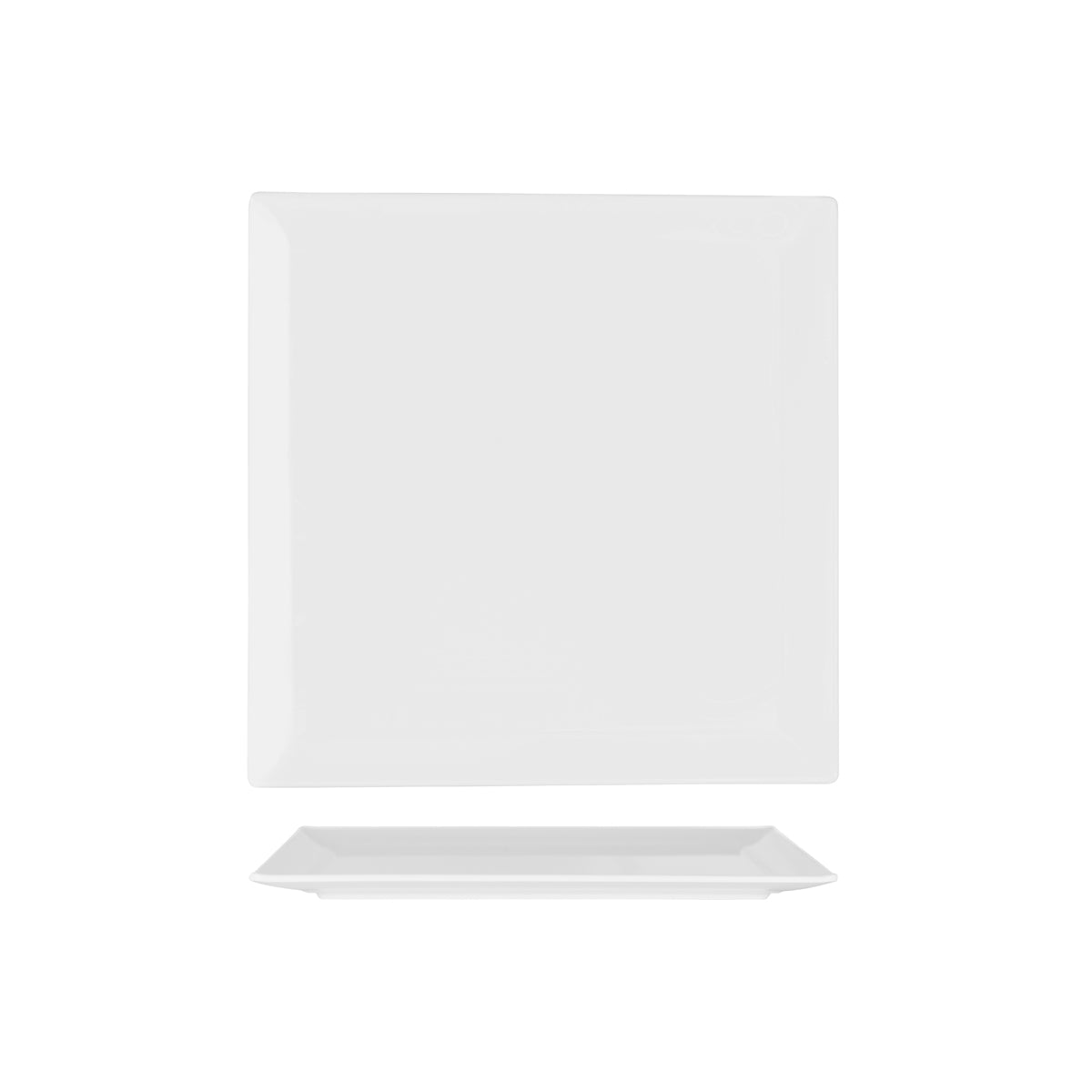 49084 Superware White Square Flat Plate 300x300mm Tomkin Australia Hospitality Supplies