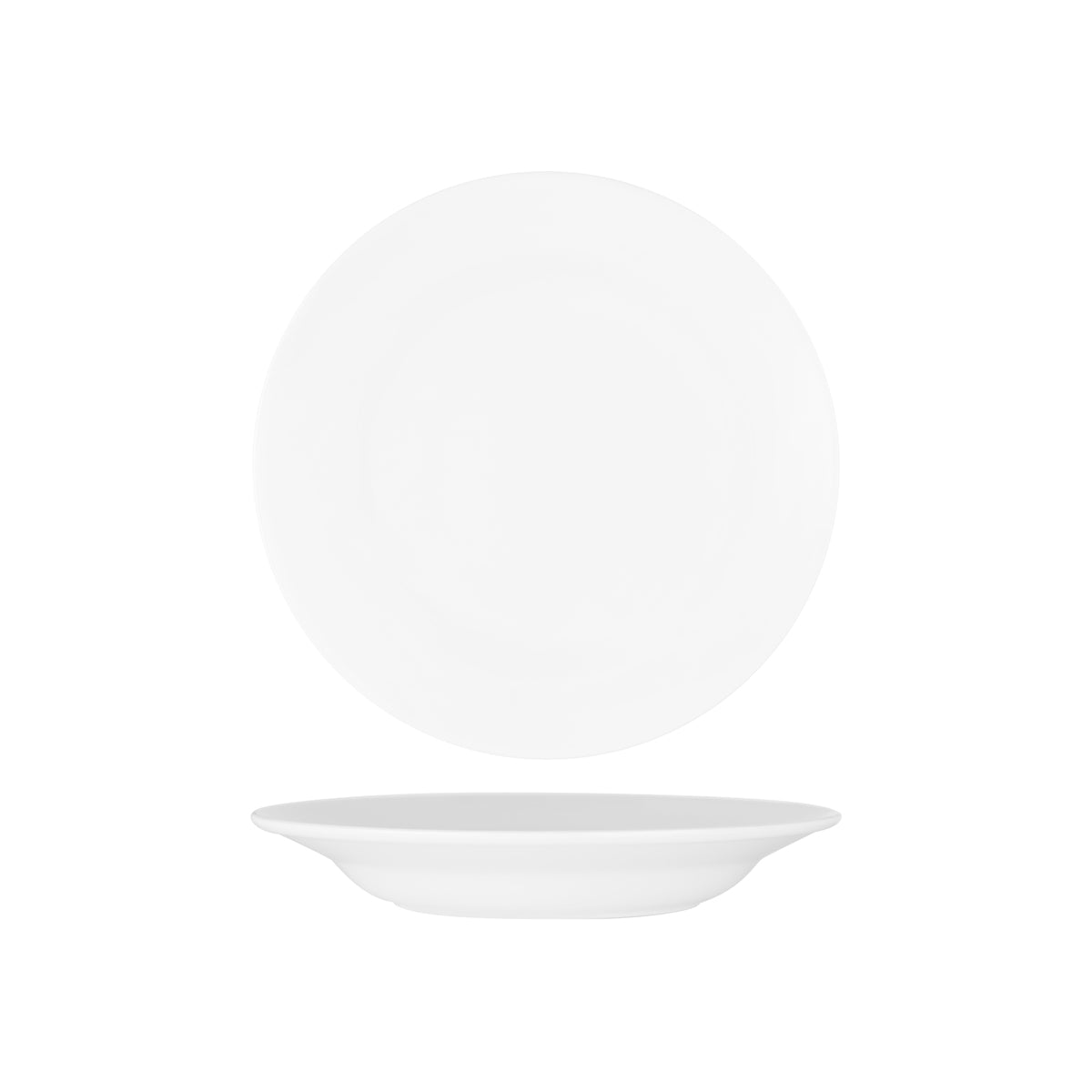 49129 Superware White Pasta Plate Wide Rim 230mm Tomkin Australia Hospitality Supplies