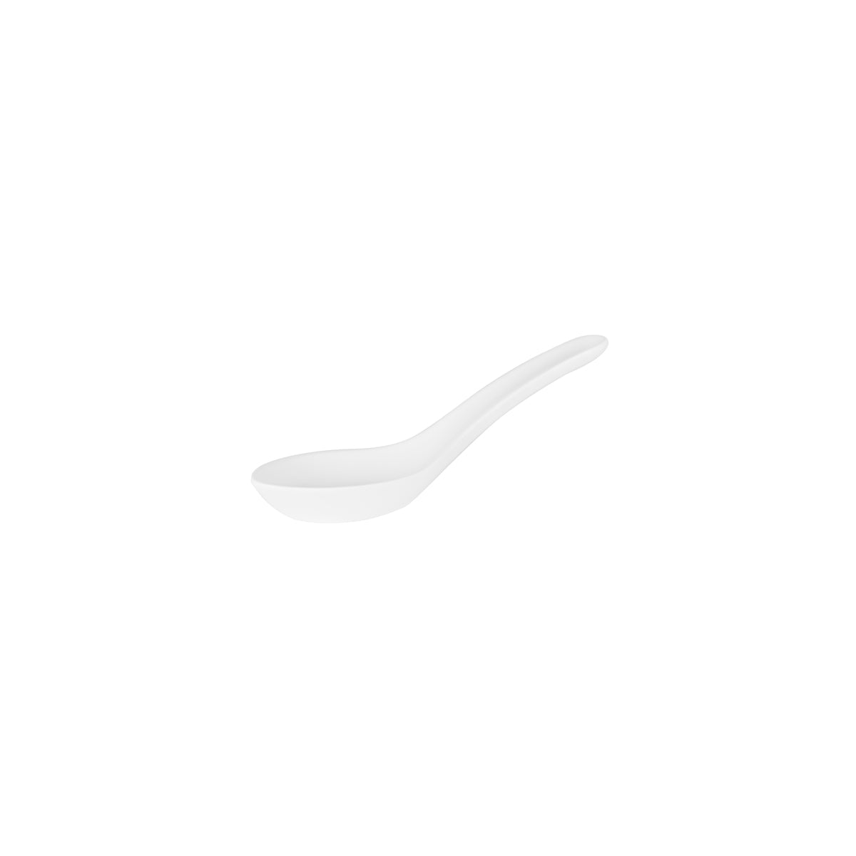 49166 Superware White Chinese Spoon 135mm Tomkin Australia Hospitality Supplies