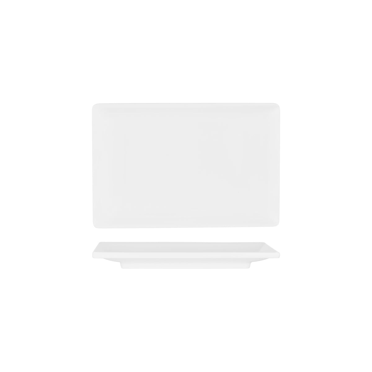 49238 Superware White Footed Sushi Plate 230x155mm Tomkin Australia Hospitality Supplies