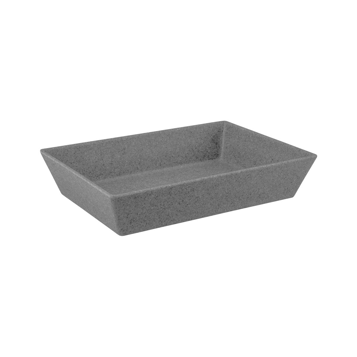 49251-CON JAB Melamine Concrete Rectangular Deli Dish 350x250x70mm/4600ml Tomkin Australia Hospitality Supplies