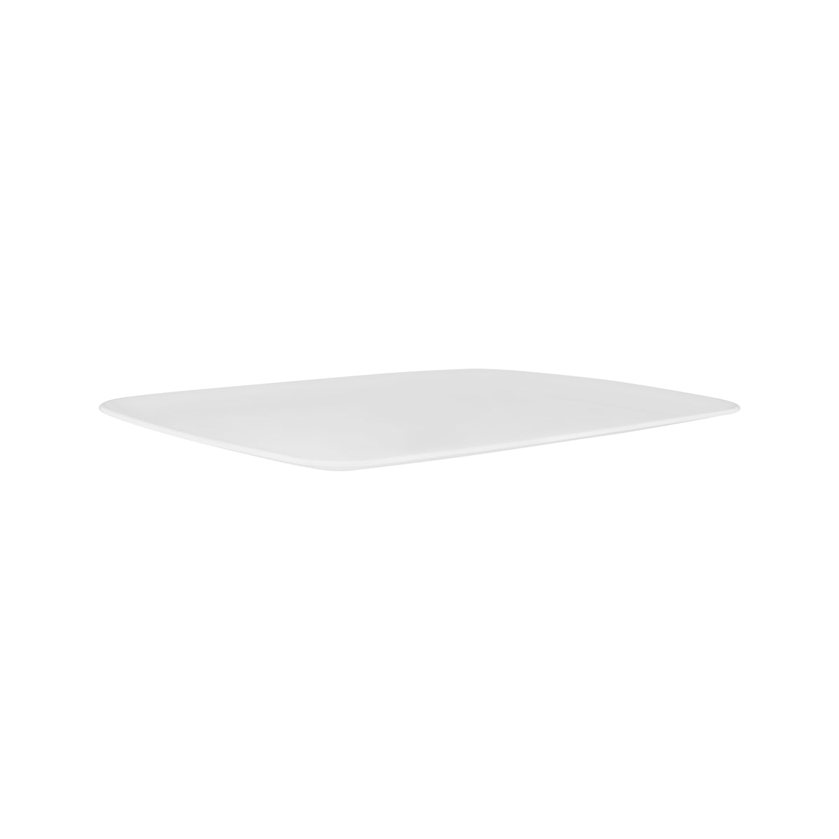 49261 Superware White Rectangular Coupe Tray 485x355x30mm Tomkin Australia Hospitality Supplies