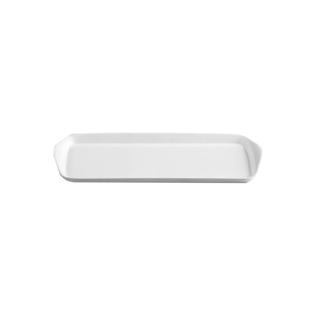 49262 Superware White Rectangular Tray with 2 Handles 370x150mm Tomkin Australia Hospitality Supplies