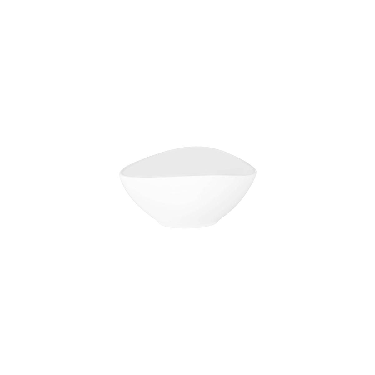 49291 Superware White Salad Bowl Triangular 200x165x80mm Tomkin Australia Hospitality Supplies