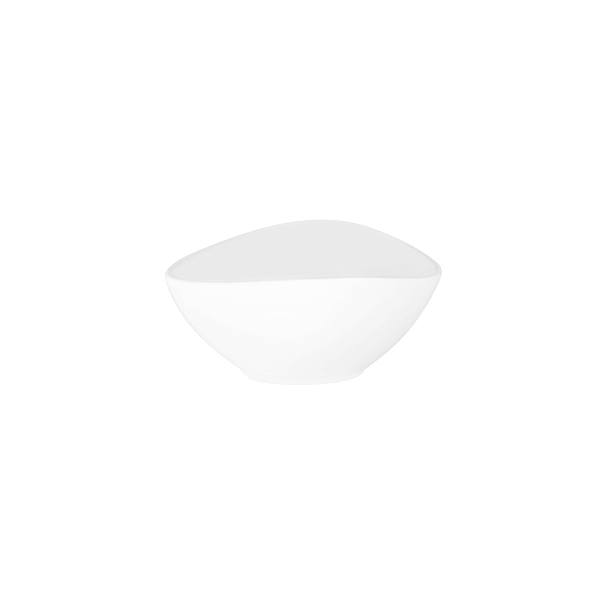 49292 Superware White Salad Bowl Triangle 260x210x110mm Tomkin Australia Hospitality Supplies