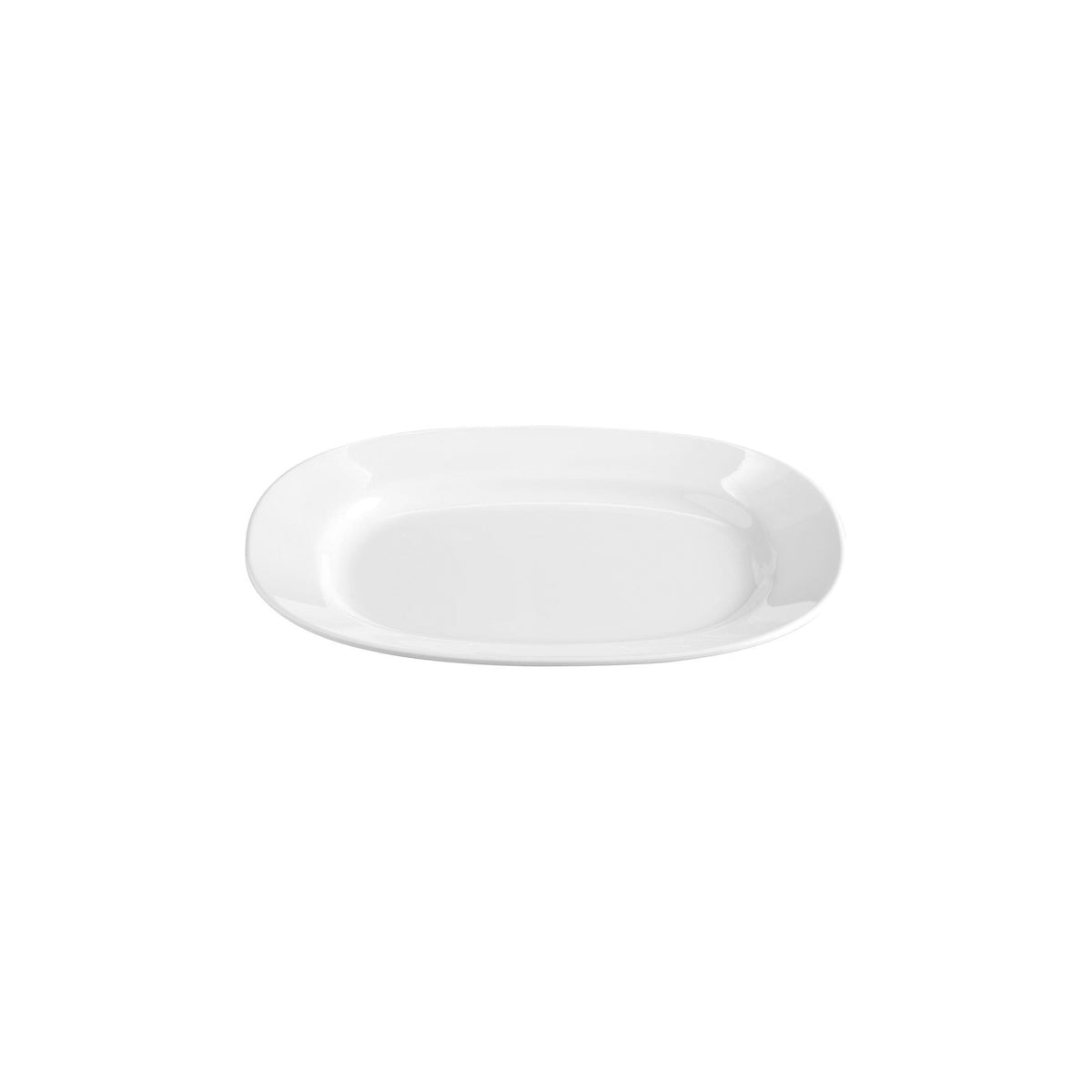 49304 Superware White Oval Platter Wide Rim 300x245mm Tomkin Australia Hospitality Supplies