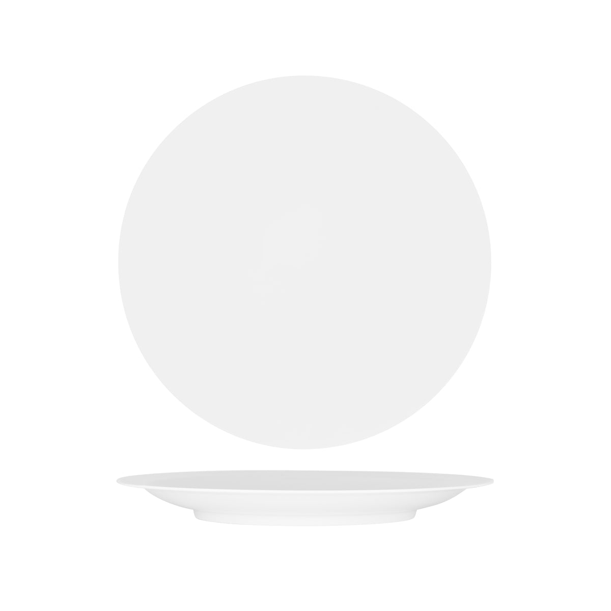 49314 Superware White Round Rimmed Platter 400mm Tomkin Australia Hospitality Supplies