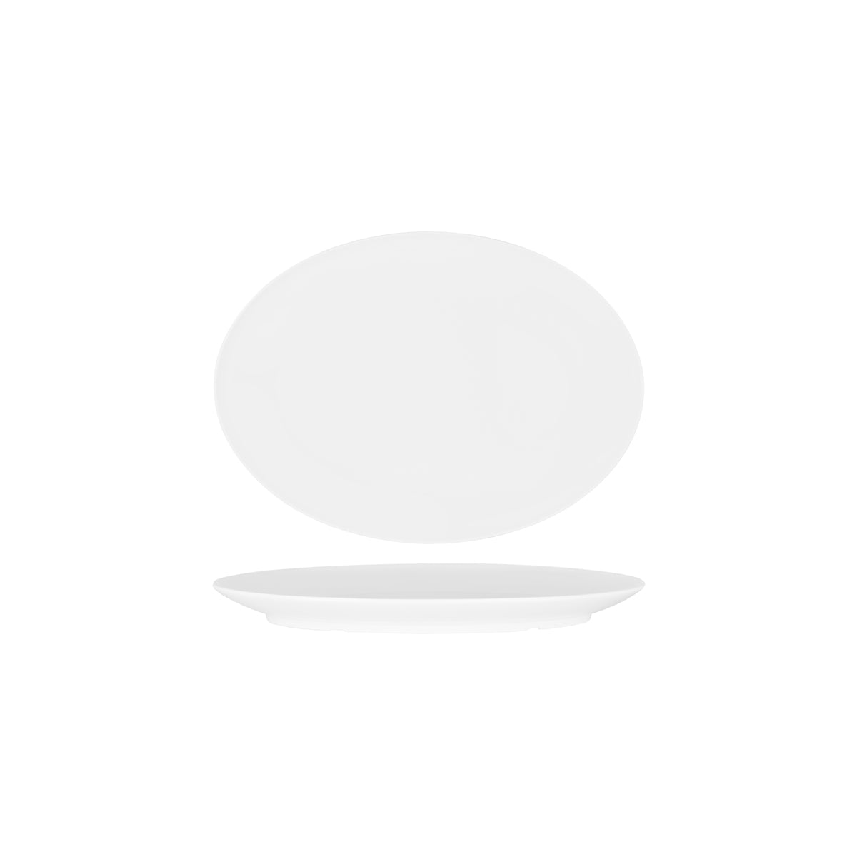 49652 Superware White Oval Coupe Platter 230x160mm Tomkin Australia Hospitality Supplies