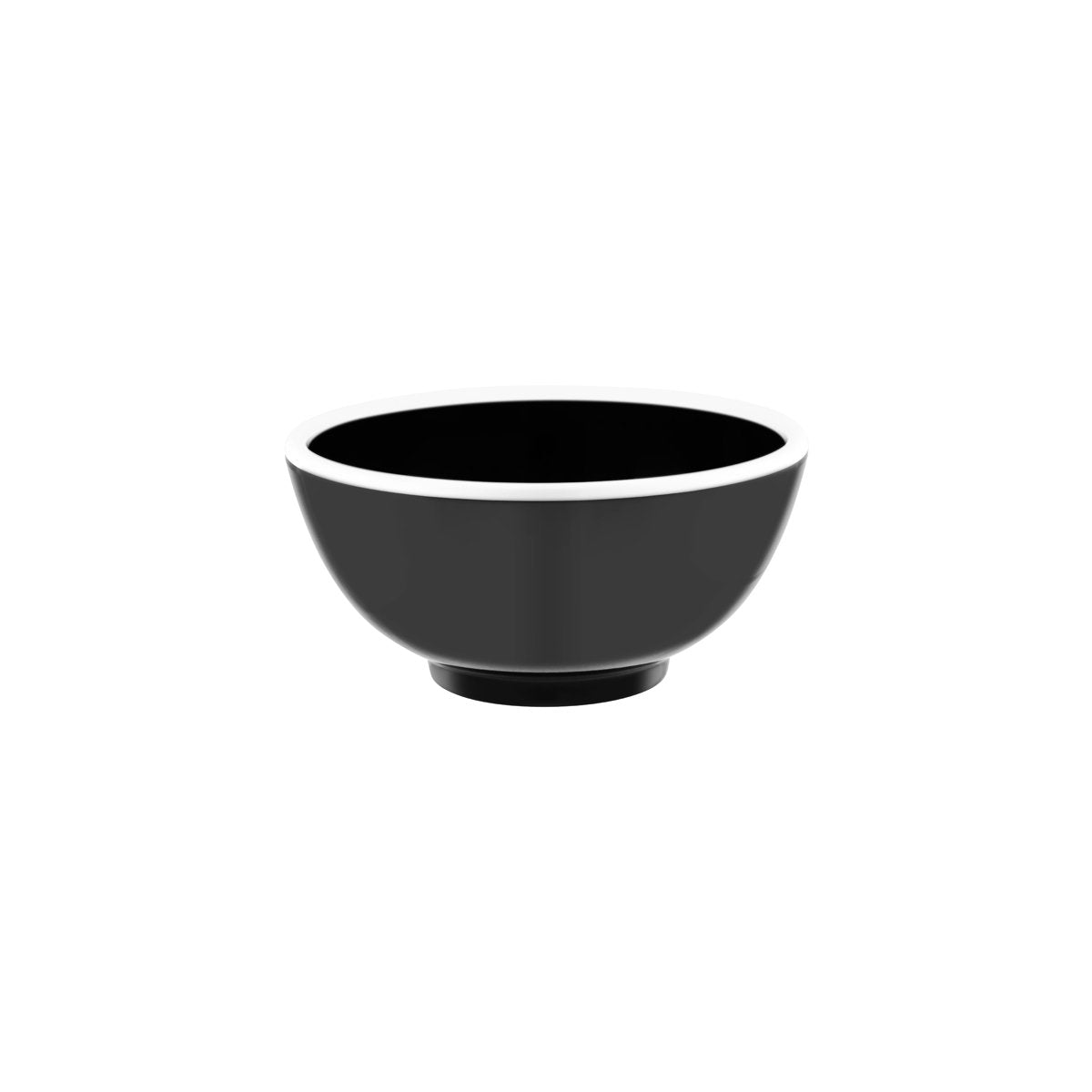 49947 JAB JAB Vintage Black / White Rim Round Bowl 175x80mm / 1100ml Tomkin Australia Hospitality Supplies