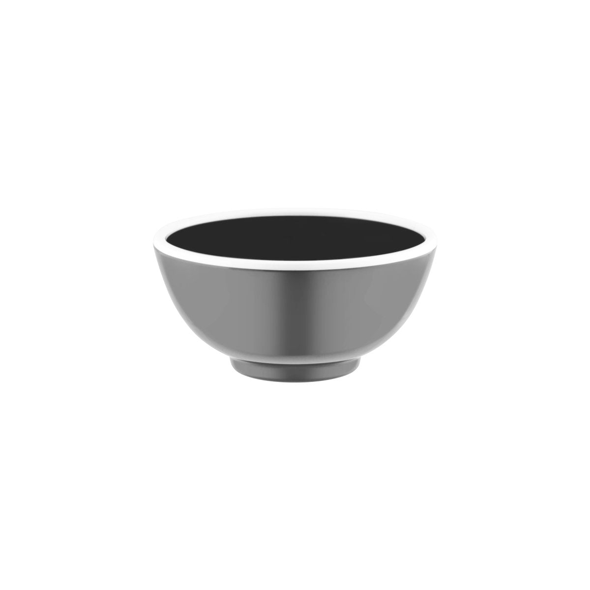 49967 JAB JAB Vintage Grey / White Rim Round Bowl 175x80mm / 1100ml Tomkin Australia Hospitality Supplies