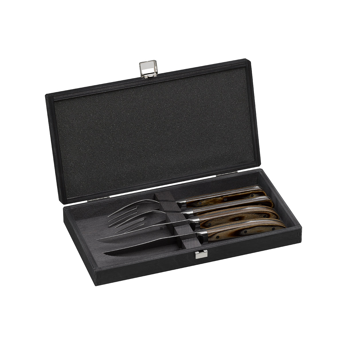 54.3205.6070 WMF Rodeo 4pc Steak Box Set Stainless Steel Tomkin Australia Hospitality Supplies