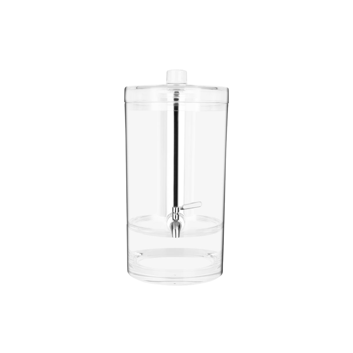 54980 Chef Inox Round Juice Dispenser Polypcarbonate 247x206x409mm / 6.4Lt Tomkin Australia Hospitality Supplies