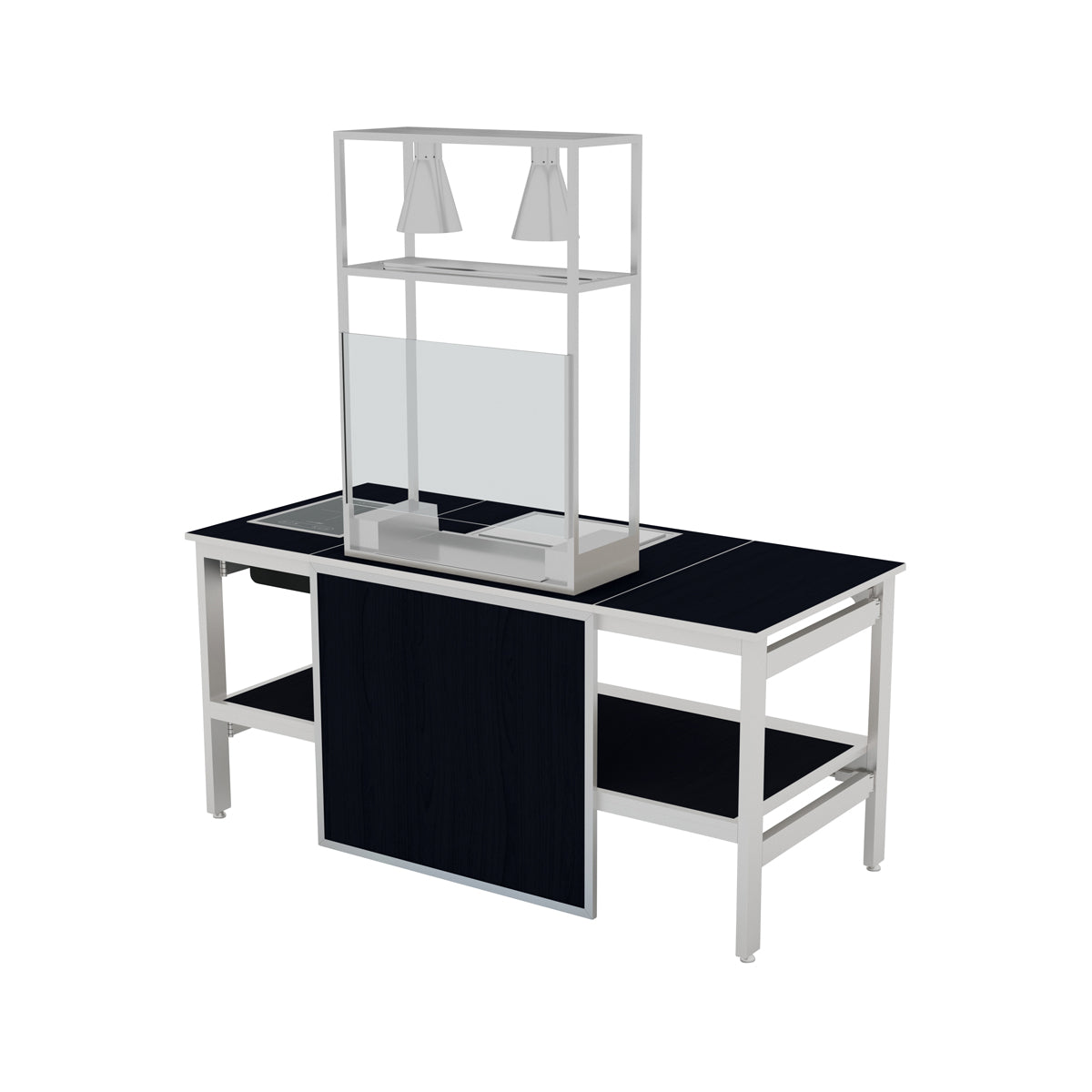 55211 Chef Inox Buffet Modular Roast Meat Station Tomkin Australia Hospitality Supplies