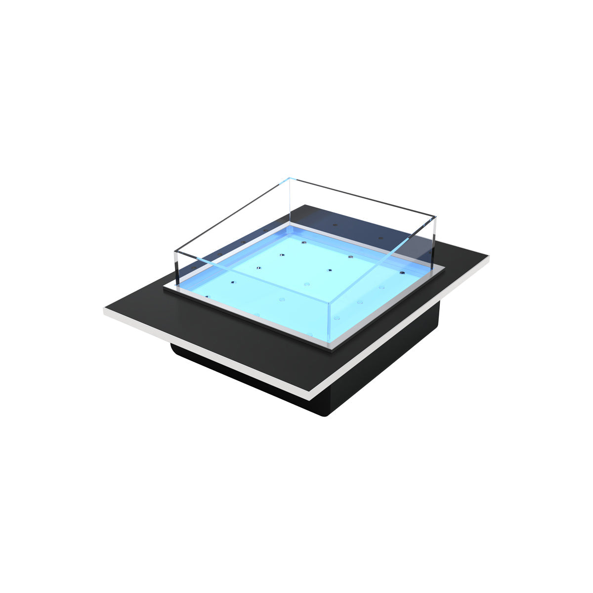 55232 Chef Inox Buffet Modular Insert 1/2 Size Ice Bin Tomkin Australia Hospitality Supplies