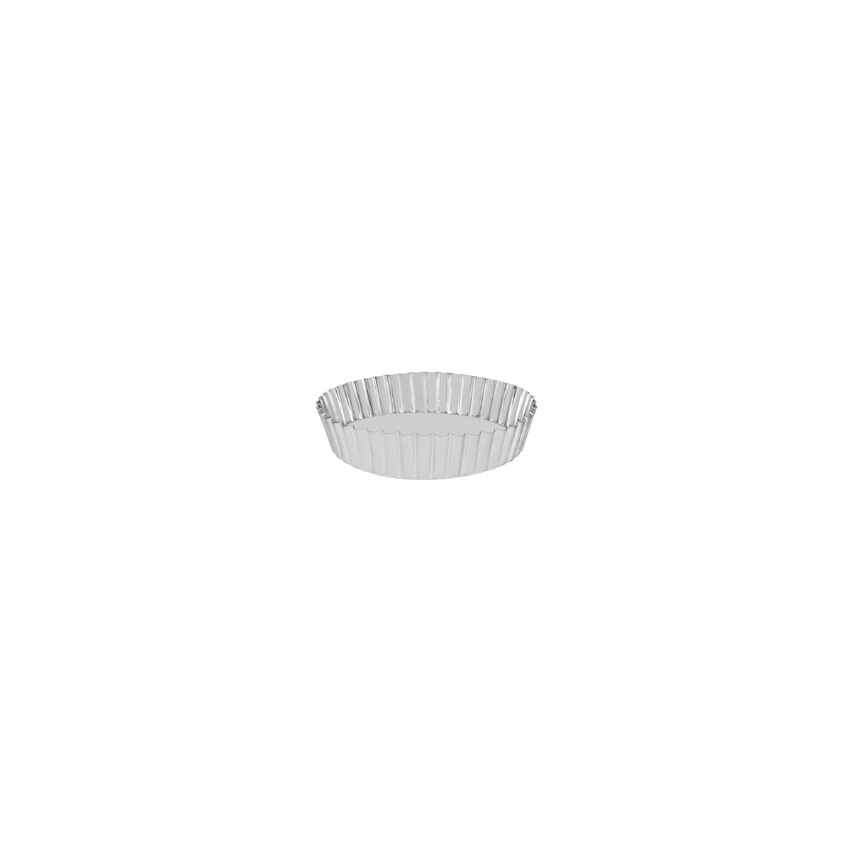 64018 Guery Cake Pan Round Fluted Loose Base 180x40mm Tomkin Australia Hospitality Supplies