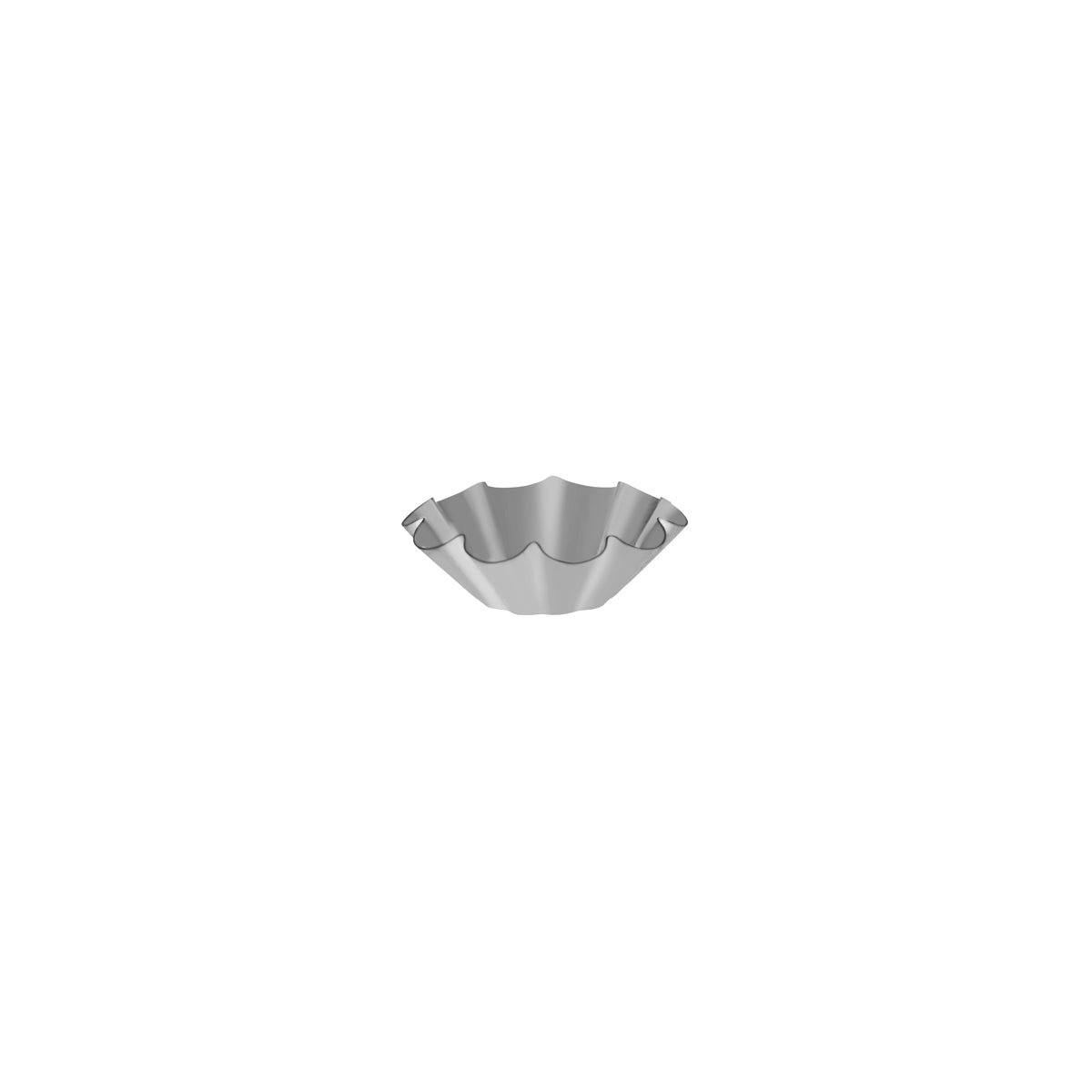 64206 Guery Brioche Mould 10 Ribs Fixed Base 90x32mm Tomkin Australia Hospitality Supplies