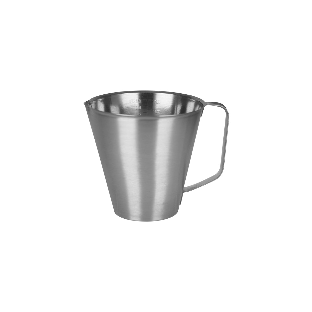 66462 Chef Inox Measuring Jug with Graduating 1.0Lt Tomkin Australia Hospitality Supplies